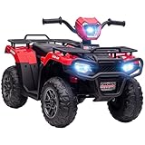 HOMCOM Kinder Quad Elektro 12V Kinderquad mit Vorwärts-,...