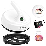 Calogy Transferpresse Mini Hitzepresse Maschine, Plottermaschine Temp max...