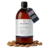 Naissance Natürliches Süßes Mandelöl (Nr. 215) 1 Liter – Vegan,...