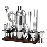 ASOVNIS 23-teiliges Barkeeper-Set, Cocktail-Shaker-Set mit...