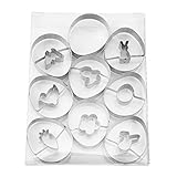 Osterhasen Ausstecher Set Ausstechformen Osterei Hasen Keksausstecher...