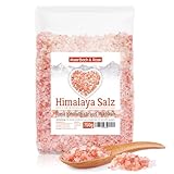 Himalaya Salz, rosa Kristallsalz, 750g grobes Salz für die Salzmühle,...