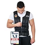 DH FitLife Verstellbare Gewichtsweste 20KG zum Muskelaufbau u....