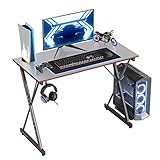 CubiCubi Gaming Tisch 80 x 50 cm, Gaming Schreibtisch, PC Tisch mit...