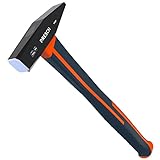 Presch Schlosserhammer 300g Fiberglasstiel - Hammer in Schwarz nach DIN mit...