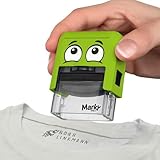 MARKY C166667 - Stempel Set in Grün, mit schwarzer Tinte zum Beschriften...