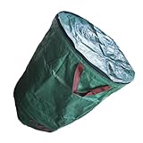TOYANDONA Grüner Gartenabfallsack 120l aus Wasserdichtem Pp Gewebe mit...