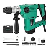 Hoteche 32MM 1500W Bohrhammer mit LED-Licht, Drehzahlregelung und...