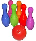 alles-meine.de GmbH XXL - 7 TLG. Set - großes Kegelspiel/Bowlingspiel - 34...