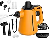 Dampfreiniger, Steam Cleaner mit 10 Aufsätzen, 3,5 Bar Dampfdruck 380ML...