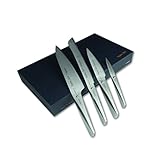 Chroma Type 301 4-teiliges Küchenmesser Set, Kochmesser, Brotmesser,...