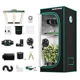 MARS HYDRO Growzelt Komplettset,FC-E1500 App Fernbedienung Dimmbar LED...