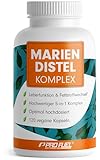 Mariendistel Kapseln hochdosiert 120x - 5-fach-Komplex mit Mariendistel,...