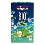 Meßmer Bio Alpenkräuter | 100% natürliche Zutaten | 20 Teebeutel | Vegan...