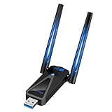 ElecMoga WLAN Stick, 1300Mbps WLAN Adapter PC, 2.4GHz/5GHz Dual Band...