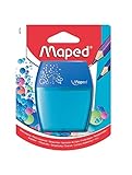 Maped - Kunststoff-Bleistiftspitzer SHAKER für 2 Stiftgrößen inkl....