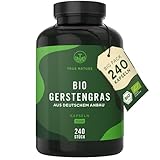 Bio Gerstengras – 240 vegane Kapseln – 3.000 mg pro Tag – aus...