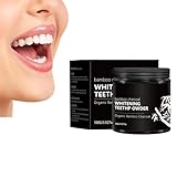 Teeth Whitening Powder Aktivkohle Pulver - Vegan - zur Zahnaufhellung &...