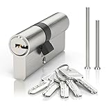 MANICAF Schließzylinder 30/40 Zylinderschloss mit 5 Schlüssel,...