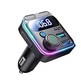 JOYROOM 48W Bluetooth Adapter Auto,【Bass & Hi-Fi Stereo】FM Transmitter...