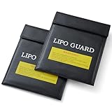 PAWBOSE 2 Stück Lipo Bag Feuerfeste, explosionsgeschützte Lipo Battery...