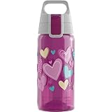 SIGG VIVA ONE Hearts Kinder Trinkflasche (0.5 L), schadstofffreie...