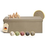 Laleni Sitzbank mit Stauraum geräumig - Truhenbank mit Stauraum 110x38 cm...
