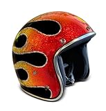 ALPHA SPEEDS – Jet Helm Motorrad Fiberglas Schale Offener Helm Biker Helm...