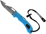 CRESSI Unisex-Adult Chaku Knife Blue Tauchermesser, Blau/Rostfreier Klinge,...