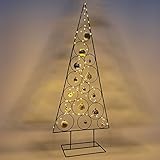 Weihnachtsdekoration Aufsteller Weihnachtsbaum Dekobaum, 14 Haken, Metall,...