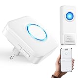 WIFI Türklingel Funk, Funkklingel Aussen Wasserdicht Kompatibel mit...