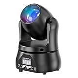 60W Mini Moving Head Partylicht, RGBW LED Disco Beam Bühnenlicht DMX512...