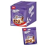 Milka Mini Cookies 8 x 110g, Mini-Kekse mit Schokoladenstückchen und Milka...