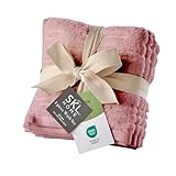 SKL Home CloudSoft Luxus-Waschlappen-Set aus 100% Baumwolle, 520 g/m²,...