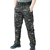 Cargohosen für Herren Camouflage Cargo Hose Herren Sommer Mode Cargohose...