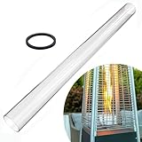 Glasröhre Für Heizstrahler - Ersatz-Glas-Röhre Für Gas Pyramiden...