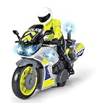 Dickie Toys – Polizei Motorrad – Spielzeug Motorrad mit...
