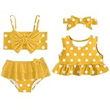 Ahegao 6M-3T Baby Mädchen Badeanzüge für Kleinkinder Kinder 3-teilig...