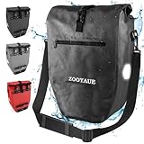 ZOOYAUE Fahrradtasche für Gepäckträger 28L, Wasserdicht...