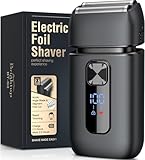 Brightup Rasierer Herren Elektrisch, Elektrorasierer mit Ausklappbarer...