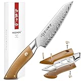 HEZHEN Damaststahl Allzweckmesser，Universal Messer Damast Schälmesser...