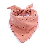 FELLSOCKE süßes Hundehalstuch Bandana waschbar aus Baumwolle (Rosa -...