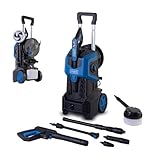 Scheppach Hochdruckreiniger HCE3000 mit Druckanzeige | 180bar | XXL 8m...