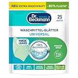 Dr. Beckmann MAGIC LEAVES Waschmittel-Blätter UNIVERSAL | vordosierte &...