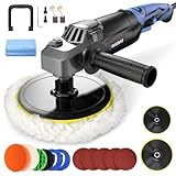 RAYBAO Poliermaschine Auto, 1200W Poliermaschine Set mit 150/180mm...
