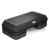 TREX SPORT Steppbrett höhenverstellbar TX-038PAS | Fitenss Stepper 3...