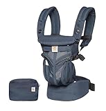 Ergobaby Babytrage, Omni 360 Cool Air Mesh mit 4 Positionen für...