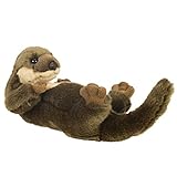 Uni-Toys - Otter Rückenschwimmer - 26 cm (Länge) - Plüsch-Otter -...