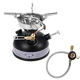 Jemora Tragbarer Outdoor-Camping-Mini-Benzinkocher, flüssiger Brennstoff,...