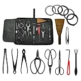Voilamart Bonsai-Werkzeug-Set – 16-teiliges Set mit 4 Scheren, 3...